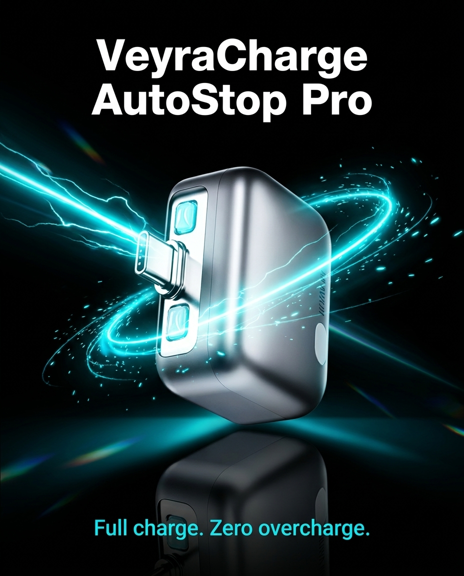 VeyraCharge™ AutoStop Pro ad creative