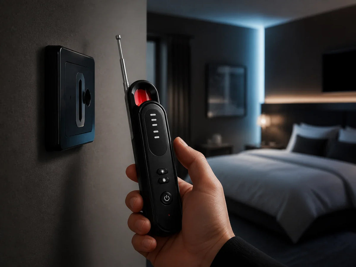 T01 detector used to inspect a modern room